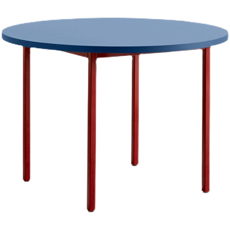 Modern Round Top Dinette Table Metal Base Dining Table for Coffee Shop Clearhalo 'Dining Tables & Seating' 'Dining Tables' 'dining_table' 'furn' 'furn_dining_table' 'Furniture' 'furniture_dining_table' 'Kitchen & Dining Furniture' 'kitchen' 'kitchen_dining_table' 4876861