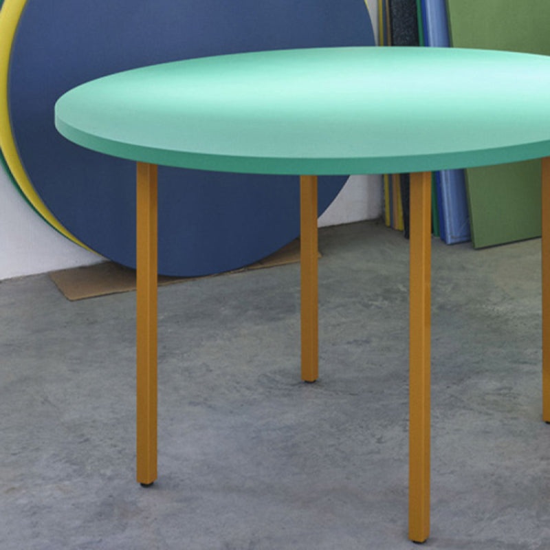 Modern Round Top Dinette Table Metal Base Dining Table for Coffee Shop Clearhalo 'Dining Tables & Seating' 'Dining Tables' 'dining_table' 'furn' 'furn_dining_table' 'Furniture' 'furniture_dining_table' 'Kitchen & Dining Furniture' 'kitchen' 'kitchen_dining_table' 4876862