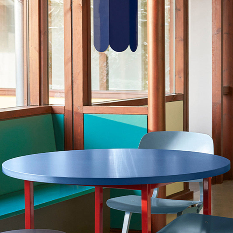 Modern Round Top Dinette Table Metal Base Dining Table for Coffee Shop Clearhalo 'Dining Tables & Seating' 'Dining Tables' 'dining_table' 'furn' 'furn_dining_table' 'Furniture' 'furniture_dining_table' 'Kitchen & Dining Furniture' 'kitchen' 'kitchen_dining_table' 4876864