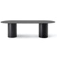 Contemporary Wood Top Oval Dinette Table Metal Base Dining Table for Living Room Clearhalo 'Dining Tables & Seating' 'Dining Tables' 'dining_table' 'furn' 'furn_dining_table' 'Furniture' 'furniture_dining_table' 'Kitchen & Dining Furniture' 'kitchen' 'kitchen_dining_table' 4876911