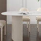 Oval Sintered Stone Dining Table Traditional Luxury Dining Table for Home Use Clearhalo 'Dining Tables & Seating' 'Dining Tables' 'dining_table' 'furn' 'furn_dining_table' 'Furniture' 'furniture_dining_table' 'Kitchen & Dining Furniture' 'kitchen' 'kitchen_dining_table' 4876974