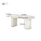 Oval Sintered Stone Dining Table Traditional Luxury Dining Table for Home Use Clearhalo 'Dining Tables & Seating' 'Dining Tables' 'dining_table' 'furn' 'furn_dining_table' 'Furniture' 'furniture_dining_table' 'Kitchen & Dining Furniture' 'kitchen' 'kitchen_dining_table' 4876980