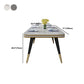 Rectangle Dining Table Traditional Luxury Dining Table with 4 Legs Clearhalo 'Dining Tables & Seating' 'Dining Tables' 'dining_table' 'furn' 'furn_dining_table' 'Furniture' 'furniture_dining_table' 'Kitchen & Dining Furniture' 'kitchen' 'kitchen_dining_table' 4876995