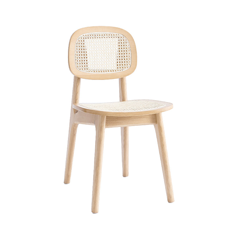 Modern Style Wooden Chair Dining Armless Open Back Chairs for Kitchen Wood 1 Piece Clearhalo 'Dining Chairs' 'Dining Tables & Seating' 'dining_chair' 'furn' 'furn_dining_chair' 'Furniture' 'furniture_dining_chair' 'Kitchen & Dining Furniture' 4877153
