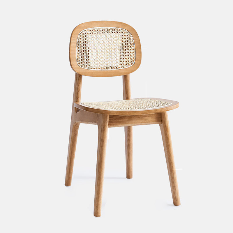 Modern Style Wooden Chair Dining Armless Open Back Chairs for Kitchen Clearhalo 'Dining Chairs' 'Dining Tables & Seating' 'dining_chair' 'furn' 'furn_dining_chair' 'Furniture' 'furniture_dining_chair' 'Kitchen & Dining Furniture' 4877155