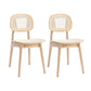 Modern Style Wooden Chair Dining Armless Open Back Chairs for Kitchen Wood 2 Piece Set Clearhalo 'Dining Chairs' 'Dining Tables & Seating' 'dining_chair' 'furn' 'furn_dining_chair' 'Furniture' 'furniture_dining_chair' 'Kitchen & Dining Furniture' 4877156