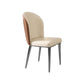 Nordic Glam Style Chair Dining Armless Metal Chairs for Kitchen Orange White 1 Piece Clearhalo 'Dining Chairs' 'Dining Tables & Seating' 'dining_chair' 'furn' 'furn_dining_chair' 'Furniture' 'furniture_dining_chair' 'Kitchen & Dining Furniture' 4877189
