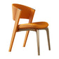 Contemporary Style Open Back Chair Dining Armless Metal Chairs for Kitchen Orange 1 Piece Brass Gold Clearhalo 'Dining Chairs' 'Dining Tables & Seating' 'dining_chair' 'furn' 'furn_dining_chair' 'Furniture' 'furniture_dining_chair' 'Kitchen & Dining Furniture' 4877228