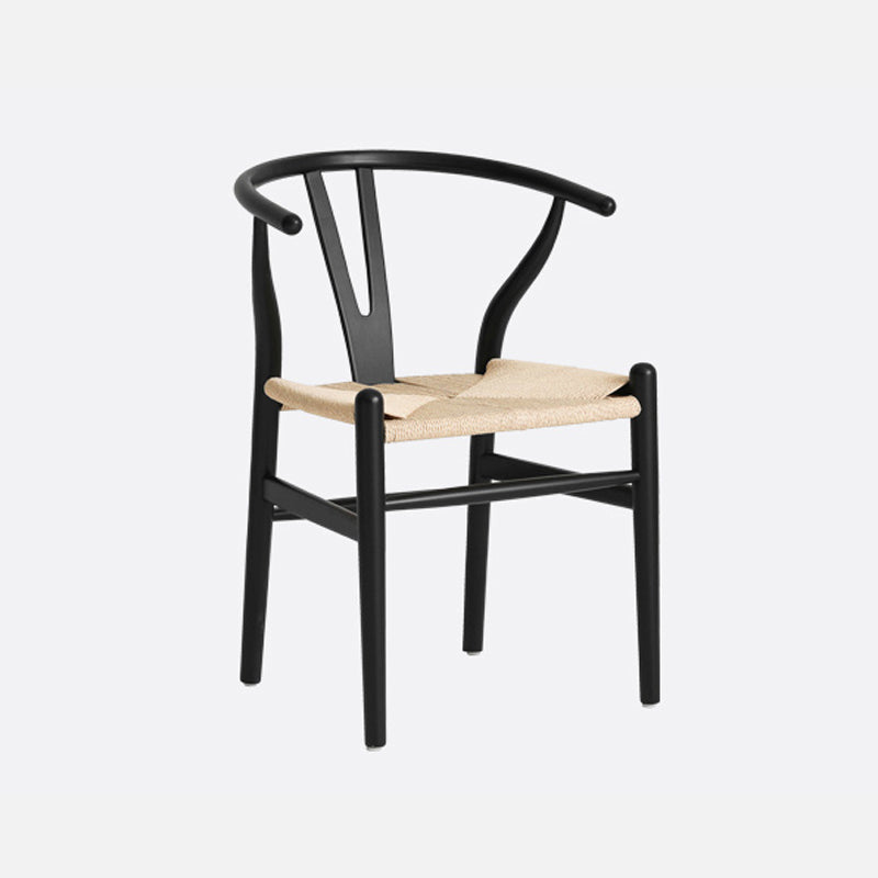 Contemporary Style Chair Dining Armless Wooden Chairs for Kitchen Black 1 Piece Clearhalo 'Dining Chairs' 'Dining Tables & Seating' 'dining_chair' 'furn' 'furn_dining_chair' 'Furniture' 'furniture_dining_chair' 'Kitchen & Dining Furniture' 4877269