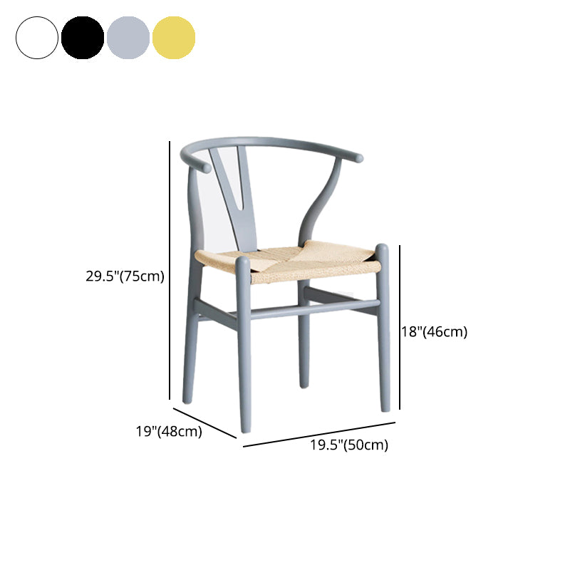 Contemporary Style Chair Dining Armless Wooden Chairs for Kitchen Clearhalo 'Dining Chairs' 'Dining Tables & Seating' 'dining_chair' 'furn' 'furn_dining_chair' 'Furniture' 'furniture_dining_chair' 'Kitchen & Dining Furniture' 4877283