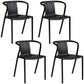 Contemporary Style Chair Dining Armless Plastic Chairs for Kitchen Clearhalo 'Dining Chairs' 'Dining Tables & Seating' 'dining_chair' 'Furniture' 'furniture_dining_chair' 'Kitchen & Dining Furniture' 4877304