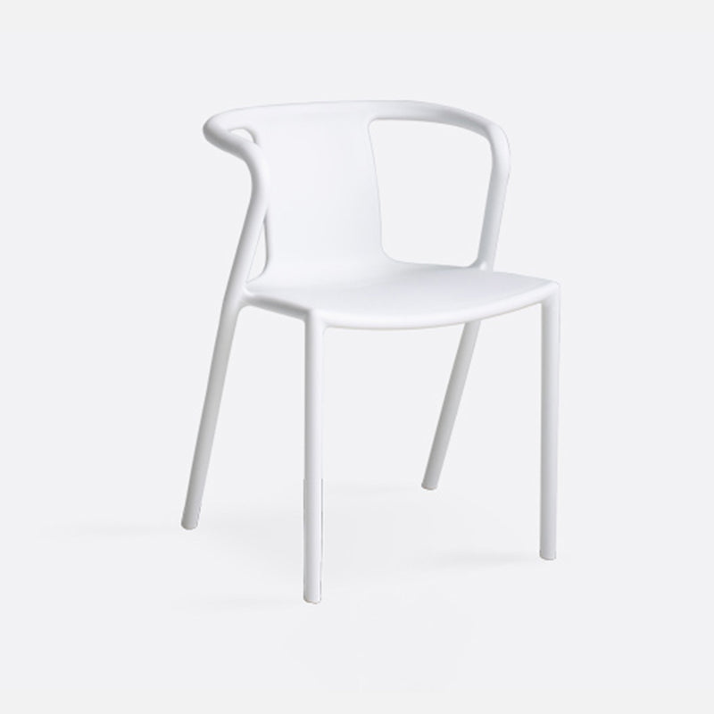 Contemporary Style Chair Dining Armless Plastic Chairs for Kitchen Clearhalo 'Dining Chairs' 'Dining Tables & Seating' 'dining_chair' 'Furniture' 'furniture_dining_chair' 'Kitchen & Dining Furniture' 4877312
