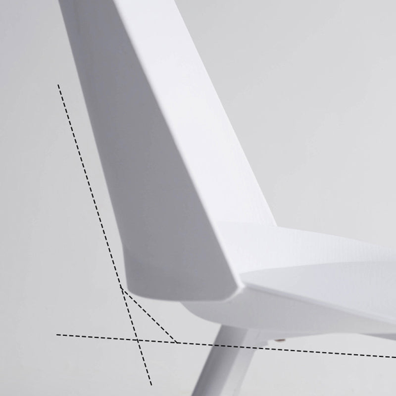 Contemporary Style Chair Dining Armless Chairs for Kitchen with Plastic Legs Clearhalo 'Dining Chairs' 'Dining Tables & Seating' 'dining_chair' 'furn' 'furn_dining_chair' 'Furniture' 'furniture_dining_chair' 'Kitchen & Dining Furniture' 4877338