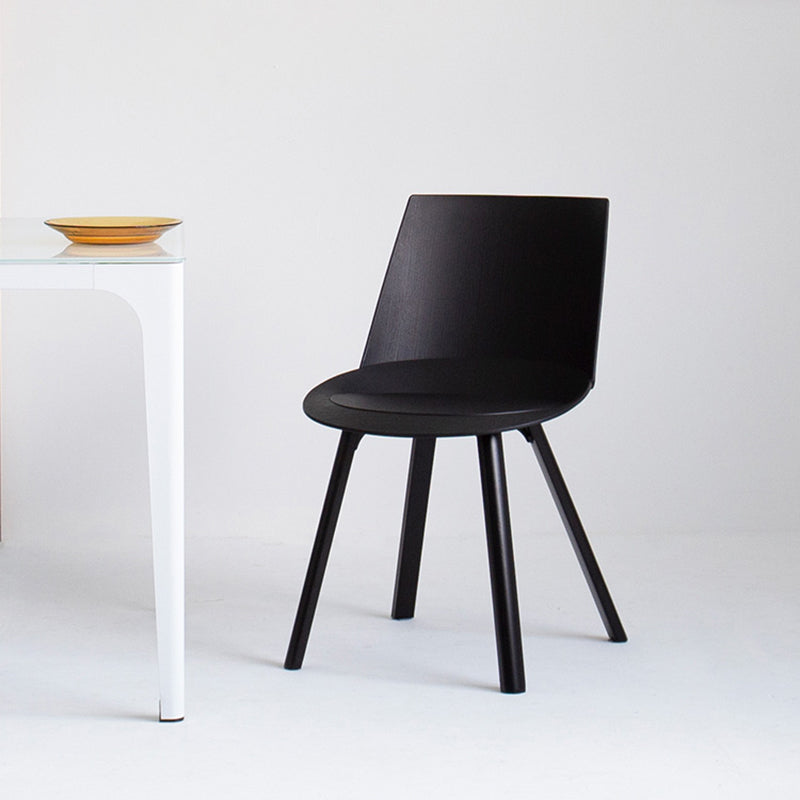 Contemporary Style Chair Dining Armless Chairs for Kitchen with Plastic Legs Clearhalo 'Dining Chairs' 'Dining Tables & Seating' 'dining_chair' 'furn' 'furn_dining_chair' 'Furniture' 'furniture_dining_chair' 'Kitchen & Dining Furniture' 4877343