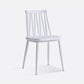 Contemporary Style Plastic Chair Dining Armless Chairs for Kitchen White 1 Piece Clearhalo 'Dining Chairs' 'Dining Tables & Seating' 'dining_chair' 'furn' 'furn_dining_chair' 'Furniture' 'furniture_dining_chair' 'Kitchen & Dining Furniture' 4877350