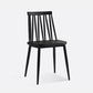 Contemporary Style Plastic Chair Dining Armless Chairs for Kitchen Black 1 Piece Clearhalo 'Dining Chairs' 'Dining Tables & Seating' 'dining_chair' 'furn' 'furn_dining_chair' 'Furniture' 'furniture_dining_chair' 'Kitchen & Dining Furniture' 4877356