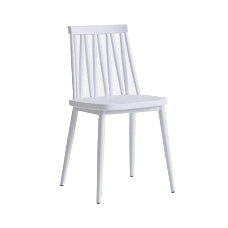 Contemporary Style Plastic Chair Dining Armless Chairs for Kitchen Clearhalo 'Dining Chairs' 'Dining Tables & Seating' 'dining_chair' 'furn' 'furn_dining_chair' 'Furniture' 'furniture_dining_chair' 'Kitchen & Dining Furniture' 4877357