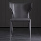 Contemporary Leather Dining Chair Armless Wingback Side Chair Clearhalo 'Dining Chairs' 'Dining Tables & Seating' 'dining_chair' 'furn' 'furn_dining_chair' 'Furniture' 'furniture_dining_chair' 'Kitchen & Dining Furniture' 4877384
