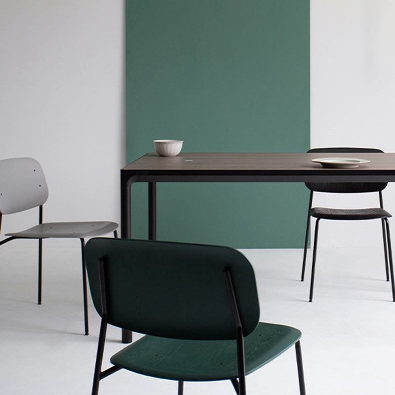 Industrial Style Metal Chair Dining Open Back Armless Chairs for Kitchen Clearhalo 'Dining Chairs' 'Dining Tables & Seating' 'dining_chair' 'furn' 'furn_dining_chair' 'Furniture' 'furniture_dining_chair' 'Kitchen & Dining Furniture' 4877407