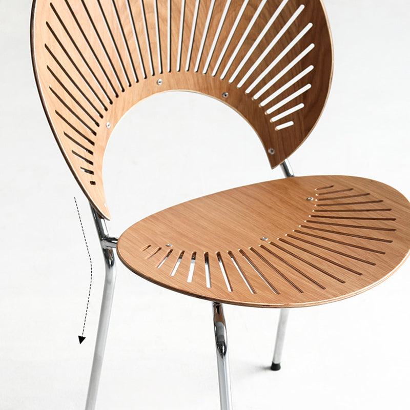 Industrial Style Metal Chair Dining Armless Open Back Chairs for Kitchen Clearhalo 'Dining Chairs' 'Dining Tables & Seating' 'dining_chair' 'furn' 'furn_dining_chair' 'Furniture' 'furniture_dining_chair' 'Kitchen & Dining Furniture' 4877470