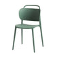 Contemporary Style Plastic Chair Dining Armless Open Back Chairs for Kitchen Green 1 Piece Clearhalo 'Dining Chairs' 'Dining Tables & Seating' 'dining_chair' 'furn' 'furn_dining_chair' 'Furniture' 'furniture_dining_chair' 'Kitchen & Dining Furniture' 4877523