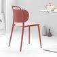 Contemporary Style Plastic Chair Dining Armless Open Back Chairs for Kitchen Clearhalo 'Dining Chairs' 'Dining Tables & Seating' 'dining_chair' 'furn' 'furn_dining_chair' 'Furniture' 'furniture_dining_chair' 'Kitchen & Dining Furniture' 4877537