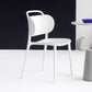 Contemporary Style Plastic Chair Dining Armless Open Back Chairs for Kitchen Clearhalo 'Dining Chairs' 'Dining Tables & Seating' 'dining_chair' 'furn' 'furn_dining_chair' 'Furniture' 'furniture_dining_chair' 'Kitchen & Dining Furniture' 4877540