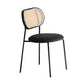 Modern Style Metal Chair Dining Armless Open Back Chairs for Kitchen Black 1 Piece Clearhalo 'Dining Chairs' 'Dining Tables & Seating' 'dining_chair' 'furn' 'furn_dining_chair' 'Furniture' 'furniture_dining_chair' 'Kitchen & Dining Furniture' 4877564