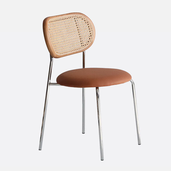 Modern Style Metal Chair Dining Armless Open Back Chairs for Kitchen Clearhalo 'Dining Chairs' 'Dining Tables & Seating' 'dining_chair' 'furn' 'furn_dining_chair' 'Furniture' 'furniture_dining_chair' 'Kitchen & Dining Furniture' 4877572