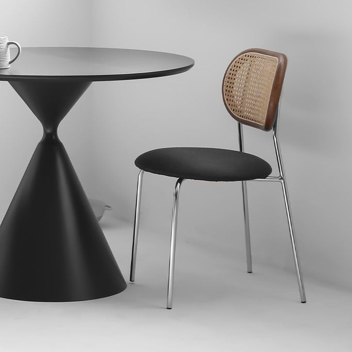 Modern Style Metal Chair Dining Armless Open Back Chairs for Kitchen Clearhalo 'Dining Chairs' 'Dining Tables & Seating' 'dining_chair' 'furn' 'furn_dining_chair' 'Furniture' 'furniture_dining_chair' 'Kitchen & Dining Furniture' 4877592