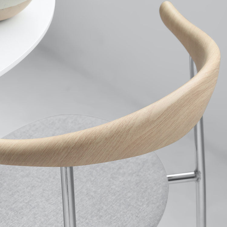 Industrial Style Metal Chairs Dining Armless Open Back Chairs for Kitchen Clearhalo 'Dining Chairs' 'Dining Tables & Seating' 'dining_chair' 'furn' 'furn_dining_chair' 'Furniture' 'furniture_dining_chair' 'Kitchen & Dining Furniture' 4877606