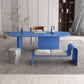 Minimalism Wood Oval Dining Table Wood Base Dining Table with Cabinet Clearhalo 'Dining Tables & Seating' 'Dining Tables' 'dining_table' 'furn' 'furn_dining_table' 'Furniture' 'furniture_dining_table' 'Kitchen & Dining Furniture' 'kitchen' 'kitchen_dining_table' 4877721