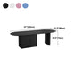 Minimalism Wood Oval Dining Table Wood Base Dining Table with Cabinet Clearhalo 'Dining Tables & Seating' 'Dining Tables' 'dining_table' 'furn' 'furn_dining_table' 'Furniture' 'furniture_dining_table' 'Kitchen & Dining Furniture' 'kitchen' 'kitchen_dining_table' 4877728