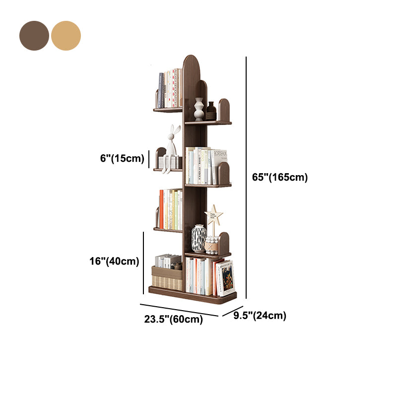 Modern Style Open Bookshelf Solid Wood Shelf Bookcase for Home Clearhalo 'Bookcases' 'furn' 'furn_bookcases' 'Furniture' 'furniture_bookcases' 'Office Furniture' 4878323
