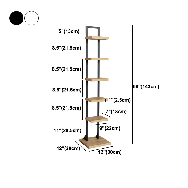 Modern Style Wooden Bookshelf Vertical Shelf Bookcase for Home Clearhalo 'Bookcases' 'furn' 'furn_bookcases' 'Furniture' 'furniture_bookcases' 'Office Furniture' 4878353