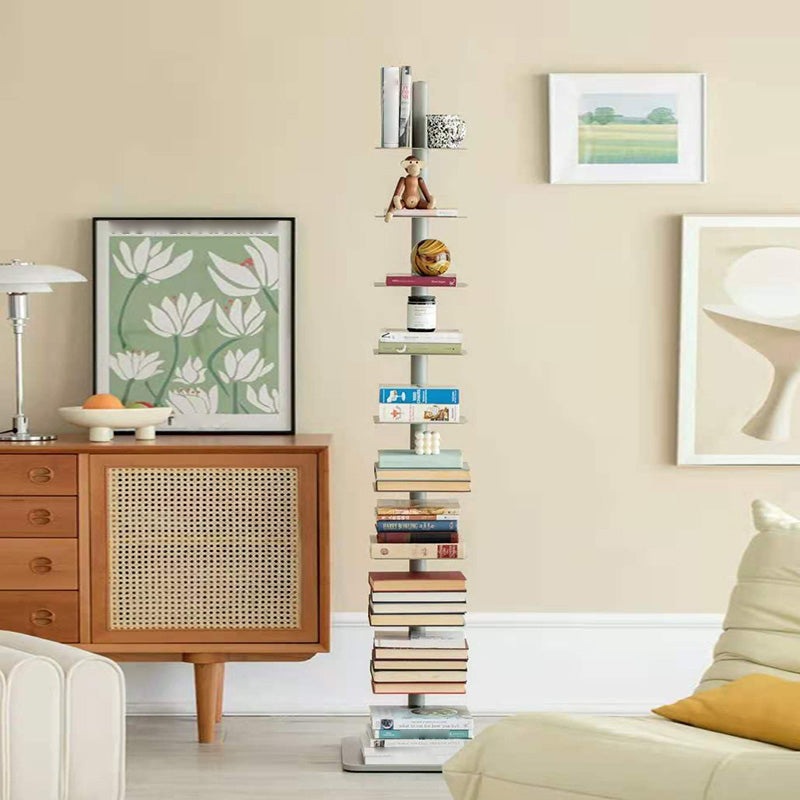 Metal Geometric Bookcase Scandinavian Style Open Back Bookshelf Clearhalo 'Bookcases' 'furn' 'furn_bookcases' 'Furniture' 'furniture_bookcases' 'Office Furniture' 4878421