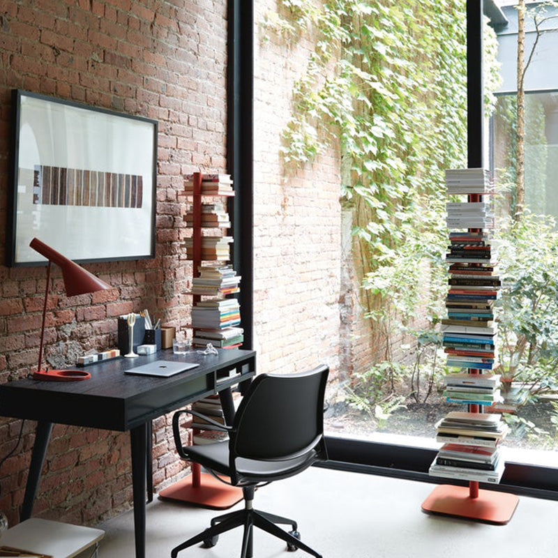 Metal Geometric Bookcase Scandinavian Style Open Back Bookshelf Clearhalo 'Bookcases' 'furn' 'furn_bookcases' 'Furniture' 'furniture_bookcases' 'Office Furniture' 4878425