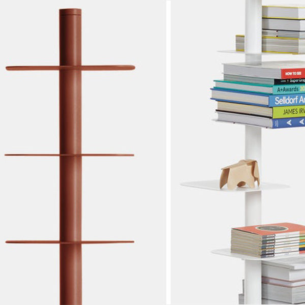 Metal Geometric Bookcase Scandinavian Style Open Back Bookshelf Clearhalo 'Bookcases' 'furn' 'furn_bookcases' 'Furniture' 'furniture_bookcases' 'Office Furniture' 4878429