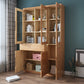 Contemporary Style Bookshelf Solid Wood with Door Bookcase for Office Study Room Clearhalo 'Bookcases' 'furn' 'furn_bookcases' 'Furniture' 'furniture_bookcases' 'Office Furniture' 4878458