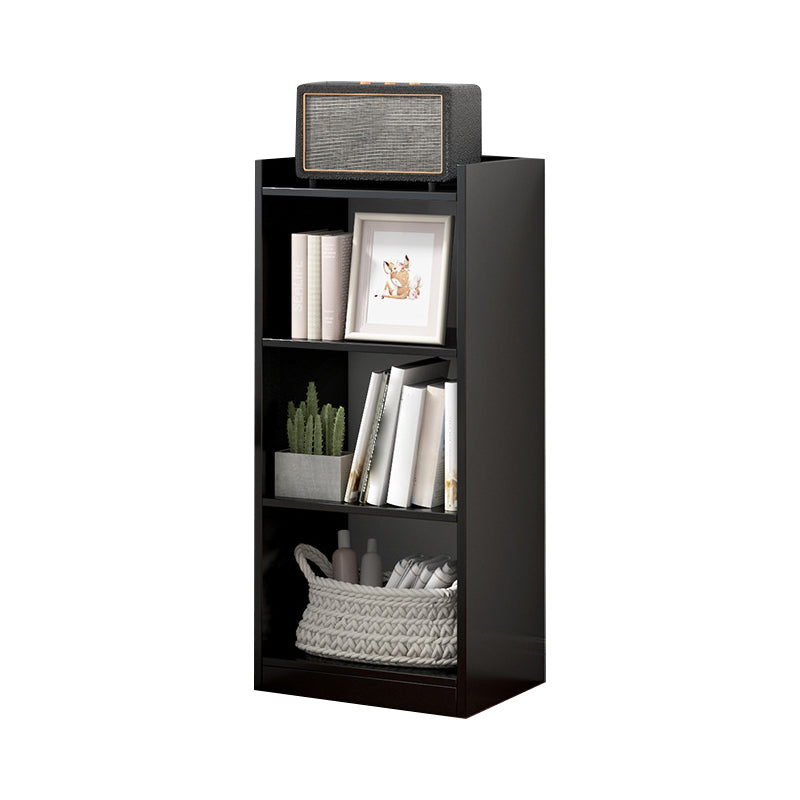 Manufactured Wood Scandinavian Bookshelf Vertical Bookcase for Home Black 11.8"L x 9.4"W x 37.8"H Clearhalo 'Bookcases' 'Furniture' 'furniture_bookcases' 'Office Furniture' 4878471