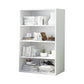 Manufactured Wood Scandinavian Bookshelf Vertical Bookcase for Home White 23.6"L x 9.4"W x 41.7"H Clearhalo 'Bookcases' 'Furniture' 'furniture_bookcases' 'Office Furniture' 4878477