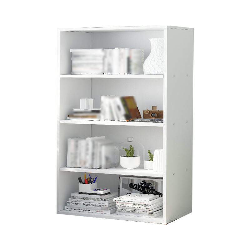 Manufactured Wood Scandinavian Bookshelf Vertical Bookcase for Home White 23.6"L x 9.4"W x 41.7"H Clearhalo 'Bookcases' 'Furniture' 'furniture_bookcases' 'Office Furniture' 4878477