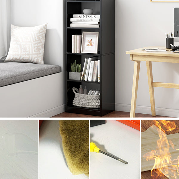 Manufactured Wood Scandinavian Bookshelf Vertical Bookcase for Home Clearhalo 'Bookcases' 'Furniture' 'furniture_bookcases' 'Office Furniture' 4878482