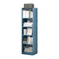 Manufactured Wood Scandinavian Bookshelf Vertical Bookcase for Home Blue 11.8"L x 9.4"W x 59.8"H Clearhalo 'Bookcases' 'Furniture' 'furniture_bookcases' 'Office Furniture' 4878493