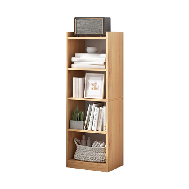 Manufactured Wood Scandinavian Bookshelf Vertical Bookcase for Home Natural 11.8"L x 9.4"W x 48.8"H Clearhalo 'Bookcases' 'Furniture' 'furniture_bookcases' 'Office Furniture' 4878497