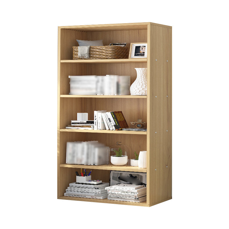 Manufactured Wood Scandinavian Bookshelf Vertical Bookcase for Home Natural 23.6"L x 9.4"W x 52"H Clearhalo 'Bookcases' 'Furniture' 'furniture_bookcases' 'Office Furniture' 4878498