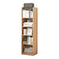 Manufactured Wood Scandinavian Bookshelf Vertical Bookcase for Home Natural 11.8"L x 9.4"W x 59.8"H Clearhalo 'Bookcases' 'Furniture' 'furniture_bookcases' 'Office Furniture' 4878499