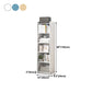 Manufactured Wood Scandinavian Bookshelf Vertical Bookcase for Home Clearhalo 'Bookcases' 'Furniture' 'furniture_bookcases' 'Office Furniture' 4878503