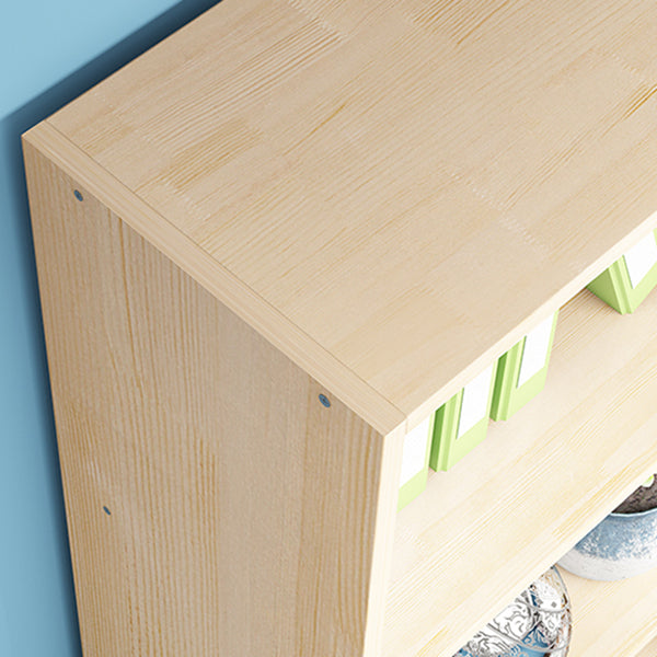 Scandinavian Pine Wood Standard Bookshelf Closed Back Vertical Bookshelf Clearhalo 'Bookcases' 'Furniture' 'furniture_bookcases' 'Office Furniture' 4878516