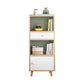 Wood Bookshelf Scandinavian Style Bookcase for Home Office and Study Room 19.7"L x 9.4"W x 47.2"H Natural Drawers Clearhalo 'Bookcases' 'furn' 'furn_bookcases' 'Furniture' 'furniture_bookcases' 'Office Furniture' 4878525
